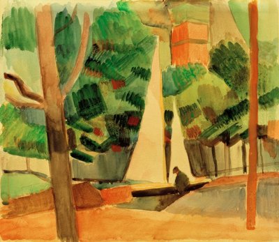 Hilterfingen on Lake Thun by August Macke